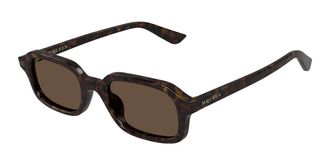 Alexander McQueen AM0558S 002 Mens Sunglasses Tortoiseshell Size 51 - Free RX Lenses - Free RX Lenses