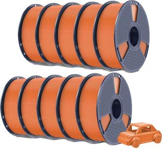 OEM Filamento Para Impresora 3d, Alta Resistencia, Dureza, Color Naranja Brillante