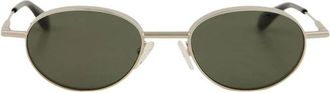 Alexander McQueen Am 0523S Zonnebril - Heren - Zonnebrillen - Grijs - ONE Size - Accessoires