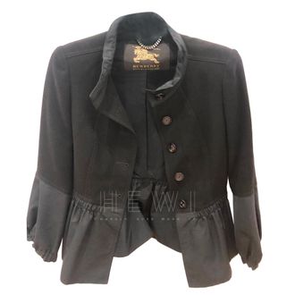 Burberry Short Black Jacket Size S