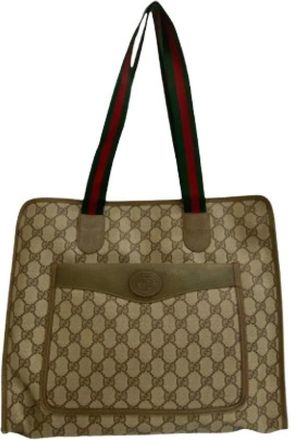 Gucci Pre-owned Tote Bags, female, Beige, Size: ONE SIZE Pre-owned Sherry Line Tote bag