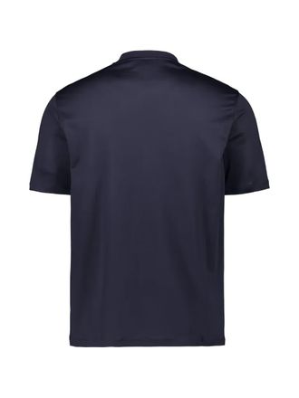 Emporio Armani Logo-Embroidered T-shirt - Navy
