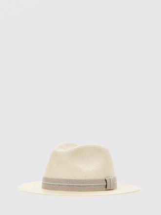 Eleventy Cappello Eleventy in rafia con fettuccia