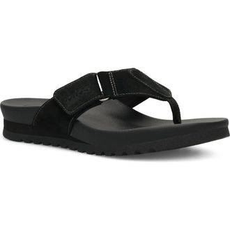 Taos Super Sonic Flip Flop in Black/Black at Nordstrom, Size 11