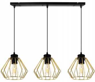 OEM L&aacute;mpara De Techo Colgante L&aacute;mpara De Ara&ntilde;a Dorada Loft Druciak