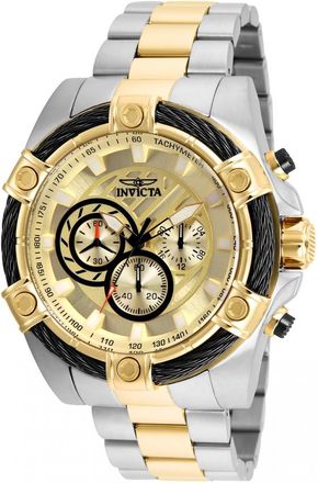 Invicta Bolt Chronograph Gold Dial Mens Watch 25518