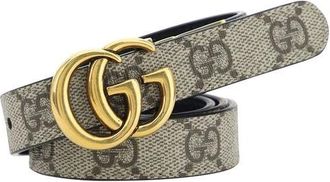 Gucci Dames, Accessoires, Grijs, Maat: 90 CM Katoen