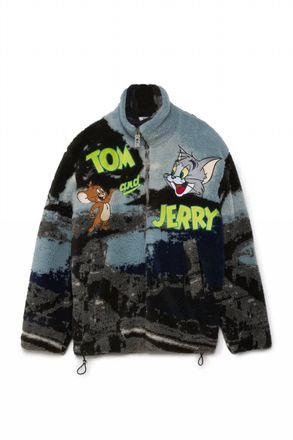 GCDS Womens Bold Graphic Print Jacket In Multicolor