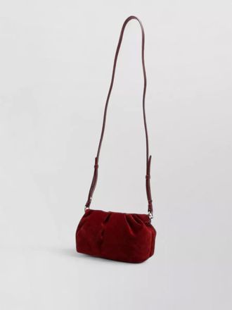 Christian Louboutin eva mini suede leather clutch bag