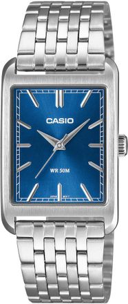 Casio Casio Collectie Heren Zilveren Horloge MTP-B215D-2AVER