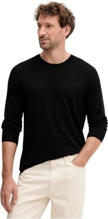 Karl Lagerfeld Truien & Vesten, Heren, Zwart, S, Polyester, Round-neck Truien