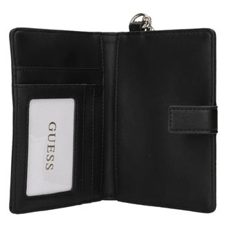 Guess Accessoires, Dames, Zwart, ONE Size, Leer, Paspoorthoesje en Naamkaartje Cadeauset