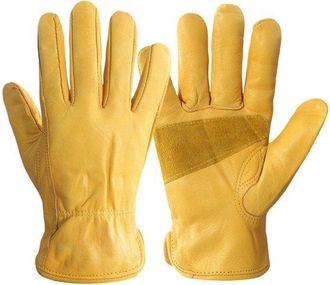 OEM Guantes De Trabajo Resistentes A Perforaciones Para Horticultura, Guantes De Trabajo De Cuero