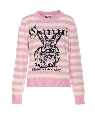 Ganni Striped Sweater