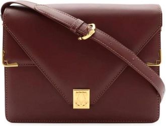 Cartier Pre-owned Vintage Schoudertas - Dames - Vintage Schoudertas - Rood - ONE Size - Leer - Vintage