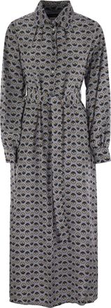 Max Mara Narvel Printed Silk Shirt Dress