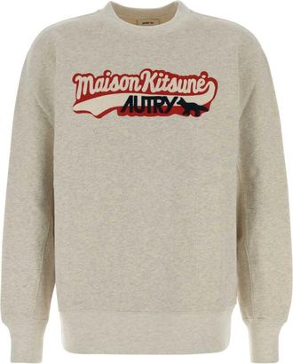 Autry Grey Crew Neck Sweatshirt