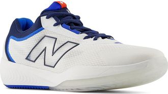 New Balance FuelCell 996v6 Tennis Shoes Womens Tennis Shoes White/Navy : 10.5 B - Medium, Textile