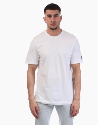 adidas Mens Blank Tee - White - Size: 36