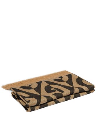Gucci Deken met GG-print - Beige
