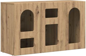 vidaXL Aparador Roble Artesanal 100 X 35 X 59 Cm Madera De Ingenier&iacute;a Vidaxl