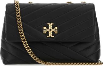Tory Burch Tory Burch Black Leather Small Kira Shoulder Bag