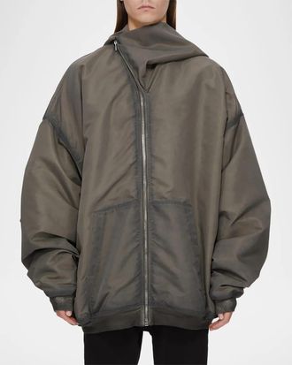 Rick Owens Mountain Hun Hooded Jacket
