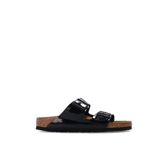 Birkenstock Sandalen Arizona Birko-Flor Patent - Dames - Sandalen - Zwart - 39 EU - Schoenen