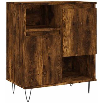 vidaXL Sideboard Smoked Oak 60x35x70 cm Engineered Wood vidaXL