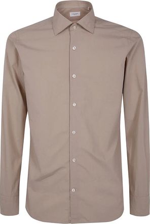 Tintoria Mattei Casual Shirts - Heren - Casual Overhemden - Bruin - 3XL - Overhemden