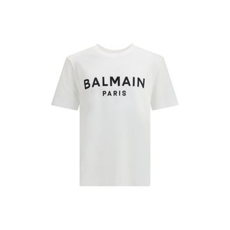 Balmain Witte Katoenen T-shirt
