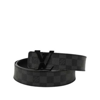 Louis Vuitton Pre-owned Belts, female, Black, Size: ONE SIZE Pre-owned Initiales Belt