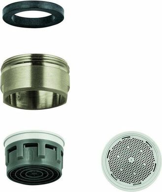 GROHE Aireador Grohe Rosca Exterior M 24x1 N&iacute;quel Cepillado