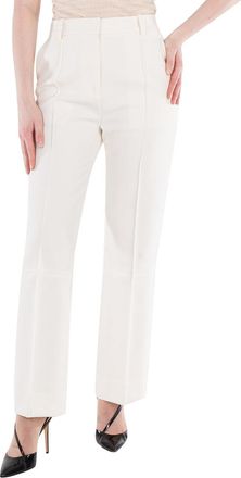 Victoria Beckham Cotton-Blend Tailored Trousers