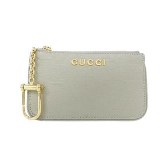 Gucci Pre-owned Mini Bags, female, Gray, Size: ONE SIZE Pre-owned Leather Coin Key Case