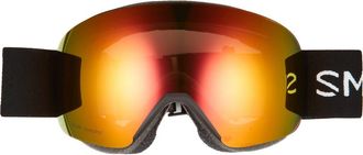 Smith Skyline 215mm ChromaPop Snow Goggles in Black Chromapop Red at Nordstrom