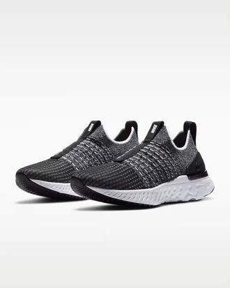 Nike React Phantom Run Flyknit 2 CJ0280-002 Women Black Running Shoes HAM758