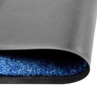 Berkfield Home Doormat Washable Blue 120x180 cm
