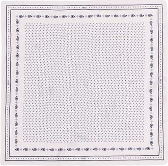 Maje 90x90 printed silk scarf in Ecru at Nordstrom