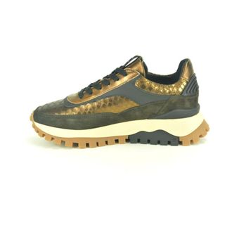Floris Van Bommel Bruin + Brons Runner N. - Dames - Schoenen - Veelkleurig - Maat: 40 EU