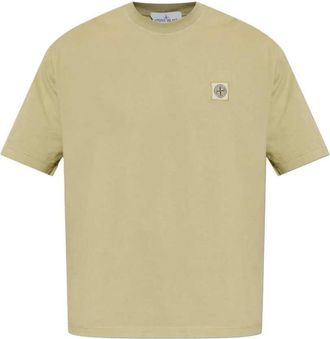 Stone Island T-shirt Stone Island con patch logo