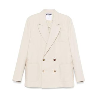 Moschino Jassen, Heren, Beige, L, Giacca