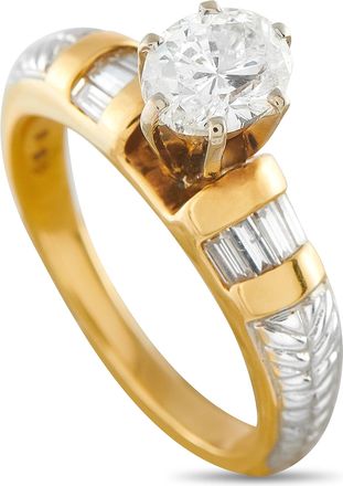 Luxury Bazaar 18K Yellow Gold 1.10ct Diamond Ring MF24-0708026