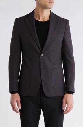 Calvin Klein Two-Button Sport Coat in Maroon at Nordstrom Rack, Size 38 Regular