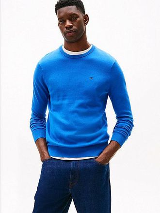 Tommy Hilfiger Flag Embroidery Crew Neck Jumper