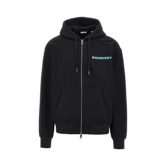 Burberry Heritage logo print full-zip hoodie Man XL