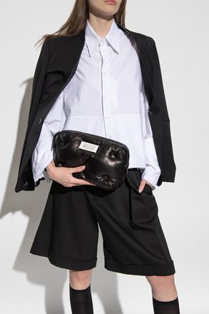 Maison Margiela Glam Slam Handbag, Unisex, Black