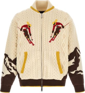 Dsquared2 Multicolor Wool Mens Cardigan