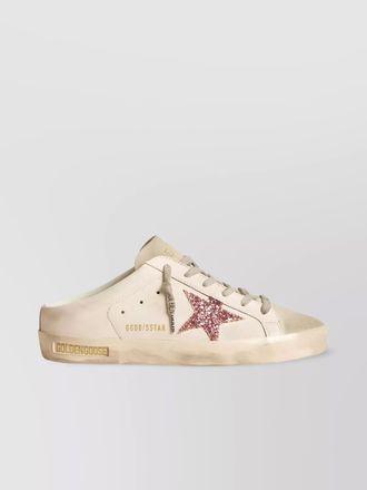 Golden Goose low-top sneakers with glitter star detail