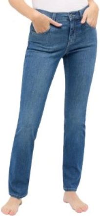 Angels Dames, Jeans, Blauw, Maat: L